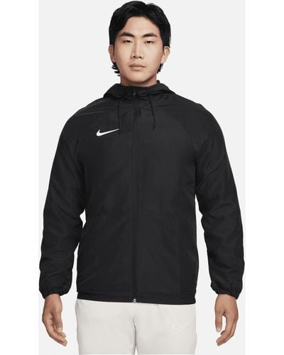 Nike Academy Dri-fit Hooded Football Tracksuit Jacket 50% Recycled Polyester - Black