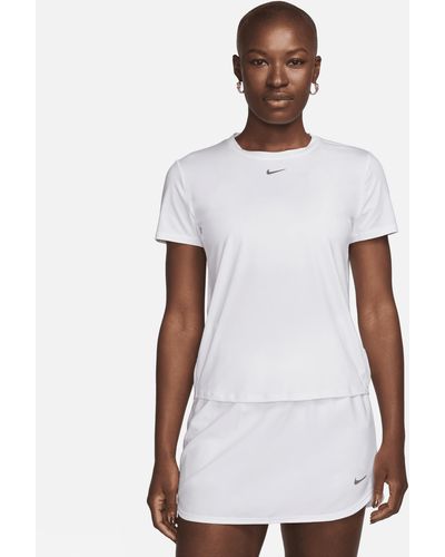 Nike One Classic Dri-fit Short-sleeve Top - White