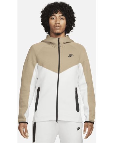 Nike Sportswear Tech Fleece Windrunner Full-zip Hoodie 50% Sustainable Blends - Natural