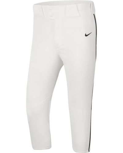 Nike Vapor Select High Baseball Pants - White