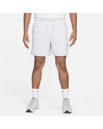 Nike Club Woven Flow Shorts - White