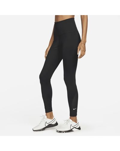 Nike One 7/8-legging Met Hoge Taille - Zwart