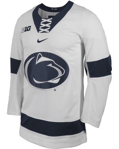 Nike Penn State College Hockey Jersey - Gray