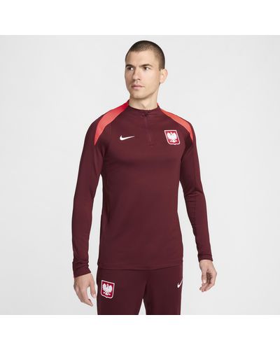 Nike Poland Strike Dri-fit Football Drill Top Polyester - Red