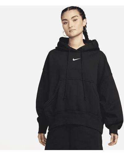 Nike Sportswear Phoenix Fleece Oversized Pullover Hoodie - Black