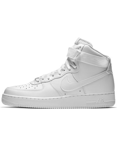 Nike Air Force 1 High '07 Shoes - Gray