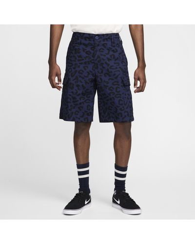 Nike Sb Kearny All-over Print Shorts - Blue
