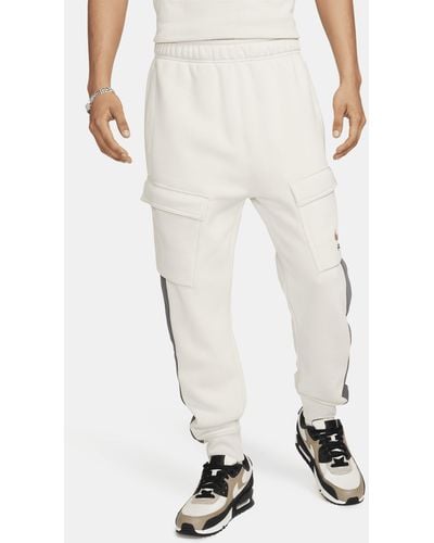 Nike Air Fleece Cargo Trousers Fleece - White