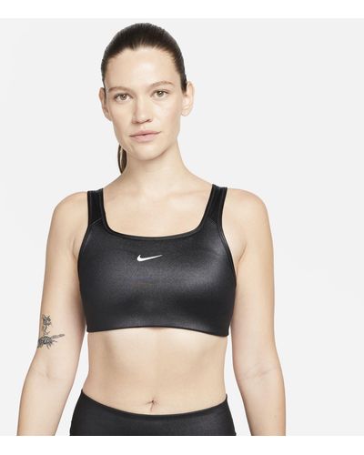 Nike Pro Dri-FIT Swoosh Women's Medium-Support 1-Piece Pad Leopard Sports  Bra 