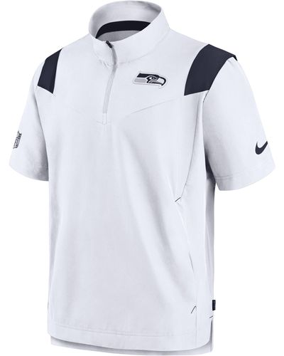 Nike Sideline Coach Lockup (nfl Green Bay Packers) Short-sleeve Jacket - Blue