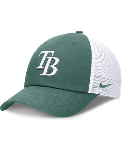 Nike Tampa Bay Rays Bicoastal Club Mlb Trucker Adjustable Hat - Green