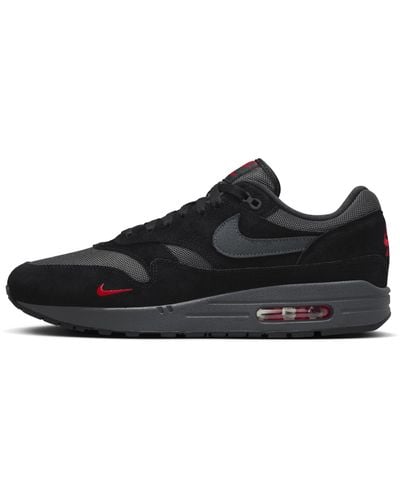 Nike Air Max 1 Shoes Leather - Black