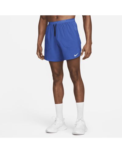 Nike Stride Dri-fit 7" Unlined Running Shorts - Blue