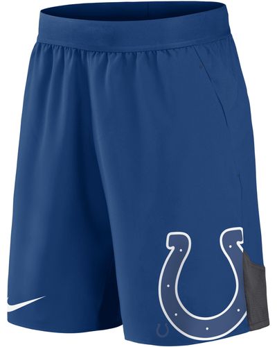 Nike Dri-fit Stretch (nfl Indianapolis Colts) Shorts - Blue