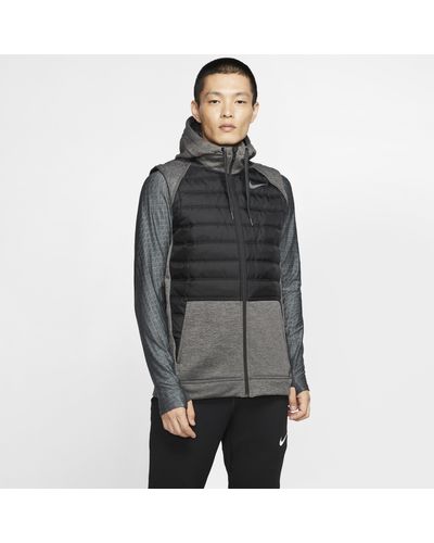 Nike Therma Winterized Full-zip Training Gilet - Grey