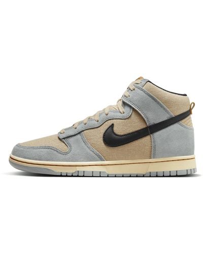 Nike Dunk High Retro Se Shoes - Gray
