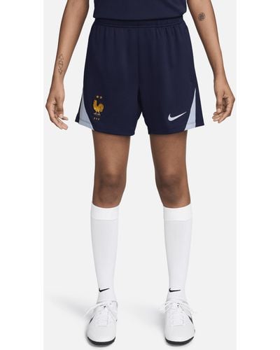 Nike Fff Strike Dri-fit Football Knit Shorts 50% Recycled Polyester - Blue