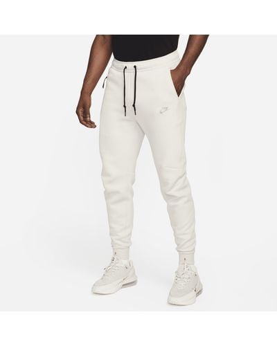 Nike Pantaloni jogger sportswear tech fleece - Bianco
