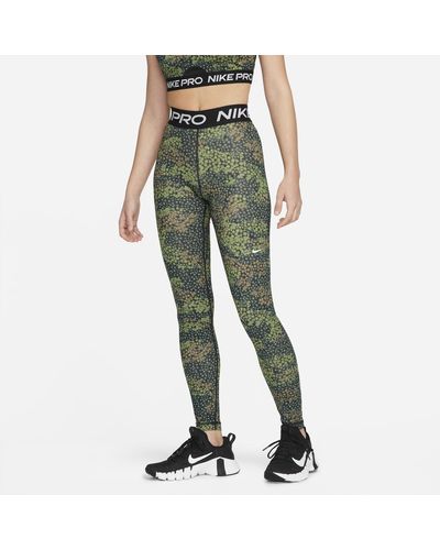 Nike Pro Printed Training leggings - Green