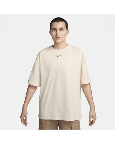 Nike Sportswear Essential Oversized T-shirt - Natural