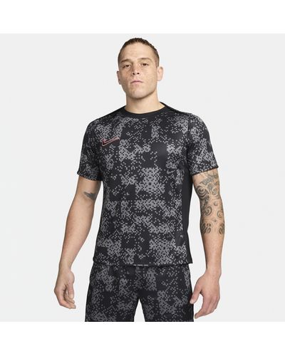 Nike Academy Pro Dri-fit Soccer Short-sleeve Graphic Top - Black