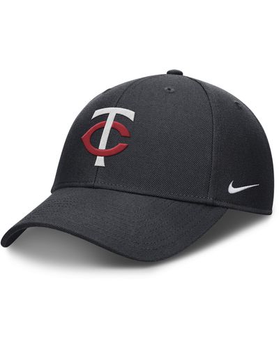 Nike Minnesota Twins Evergreen Club Dri-fit Mlb Adjustable Hat - Blue
