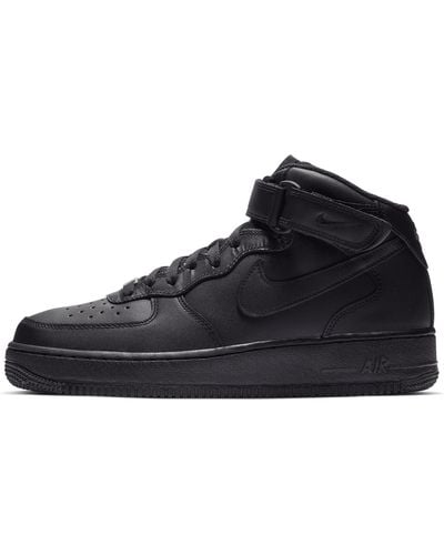 Black Nike Air Force 1 Shoes for Men - Up to 5% off | Lyst