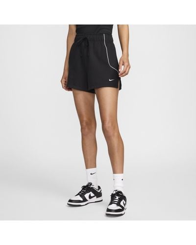 Nike Sportswear High-waisted 5cm (approx.) French Terry Shorts - Black
