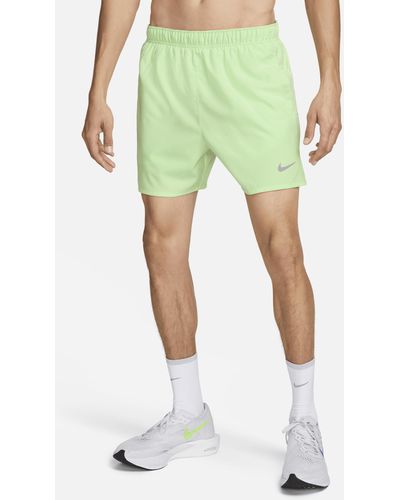 Nike Challenger Dri-fit 13cm (approx.) Brief-lined Running Shorts 50% Recycled Polyester - Green