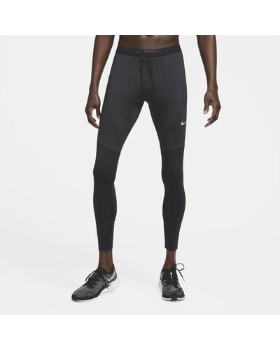Nike Phenom Dri-fit Running Tights 50% Recycled Polyester - Black