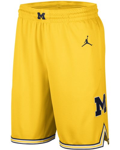 Nike Michigan Wolverines Replica Team Basketball Shorts At Nordstrom - Yellow