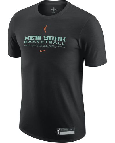 Nike New York Liberty Legend Dri-fit Wnba Practice T-shirt - Black