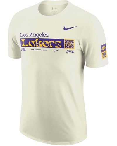 Nike Los Angeles Lakers Essential Nba T-shirt Cotton - White