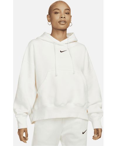 Nike Sportswear Phoenix Fleece Over-oversized Pullover Hoodie - White