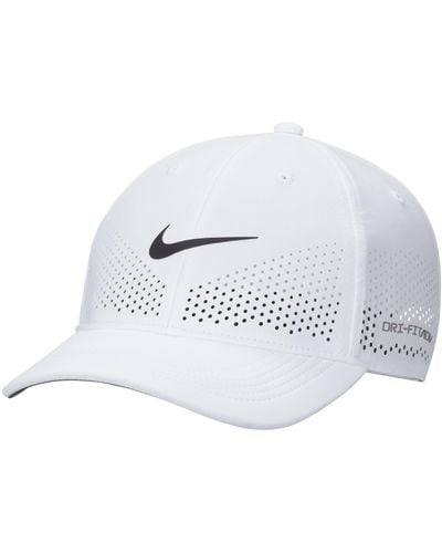 Nike Dri-fit Adv Club Structured Swoosh Cap - White