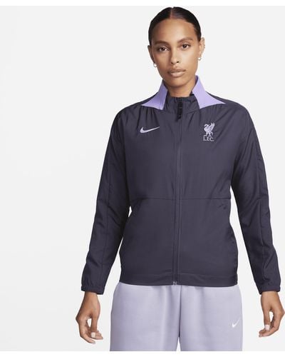 Nike Liverpool F.c. Third Dri-fit Football Jacket Polyester - Blue
