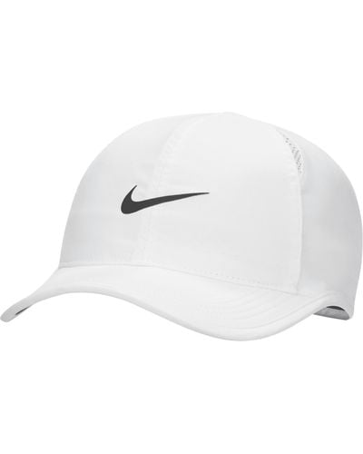 Nike Dri-fit Club Unstructured Featherlight Cap - White
