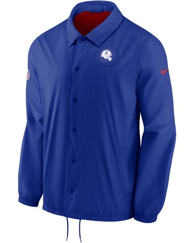 Nike Coaches (nfl New England Patriots) Jacket - Blue
