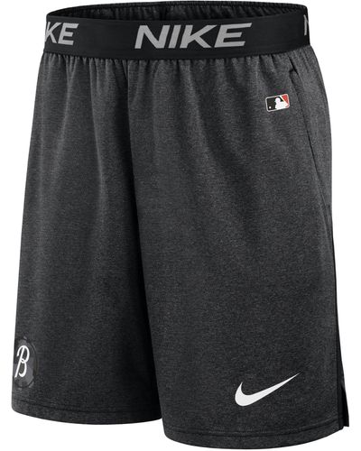 Nike Baltimore Orioles City Connect Practice Dri-fit Mlb Shorts - Black