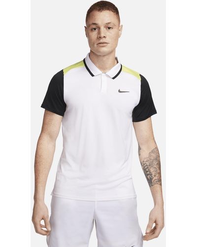 Nike Court Advantage Dri-fit Tennispolo - Wit