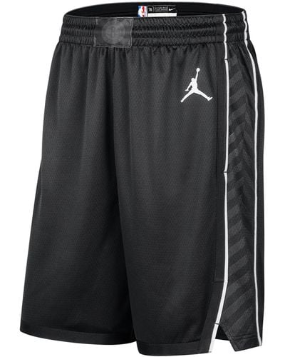 Nike Brooklyn Nets Statement Edition Swingman Jordan Dri-fit Nba-basketbalshorts - Zwart