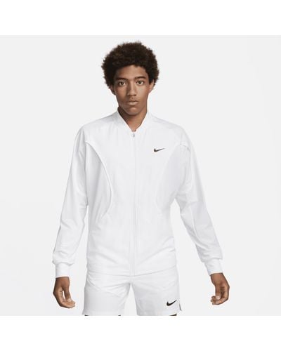 Nike Court Advantage Jacket Polyester - White