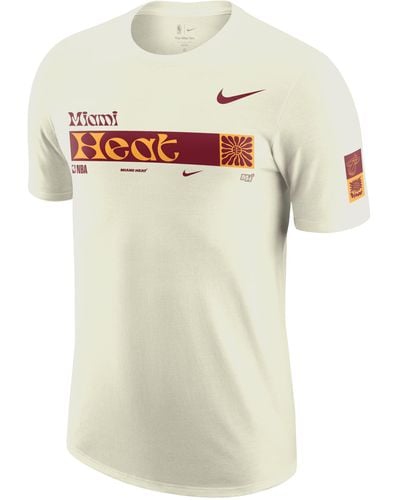 Nike T-shirt miami heat essential nba - Bianco