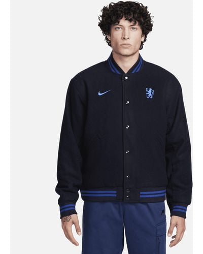 Nike Giacca da calcio stile college chelsea fc - Blu
