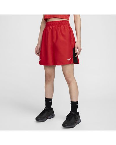 Nike Sportswear Woven Shorts - Red