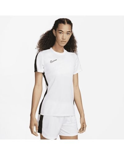 Nike Maglia da calcio a manica corta dri-fit academy - Bianco
