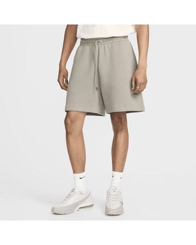 Nike Sportswear Tech Fleece Re-imagined Fleece Shorts Polyester - Natural