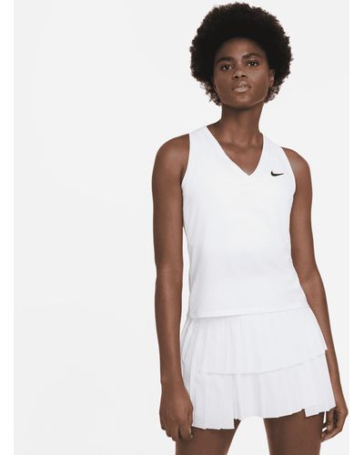 Nike Dri-fit Victory Tennis Tank Top - White