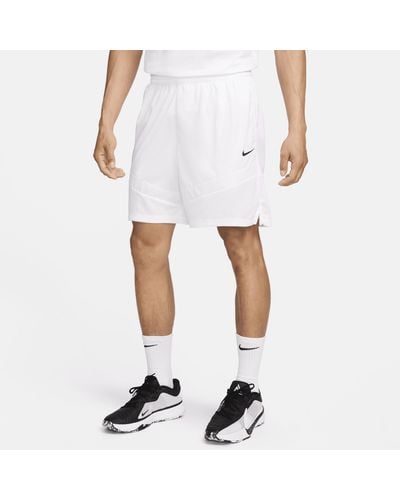 Nike Icon Dri-fit 8" Basketball Shorts - White