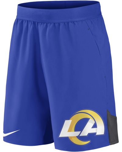 Nike Dri-fit Stretch (nfl Los Angeles Rams) Shorts - Blue